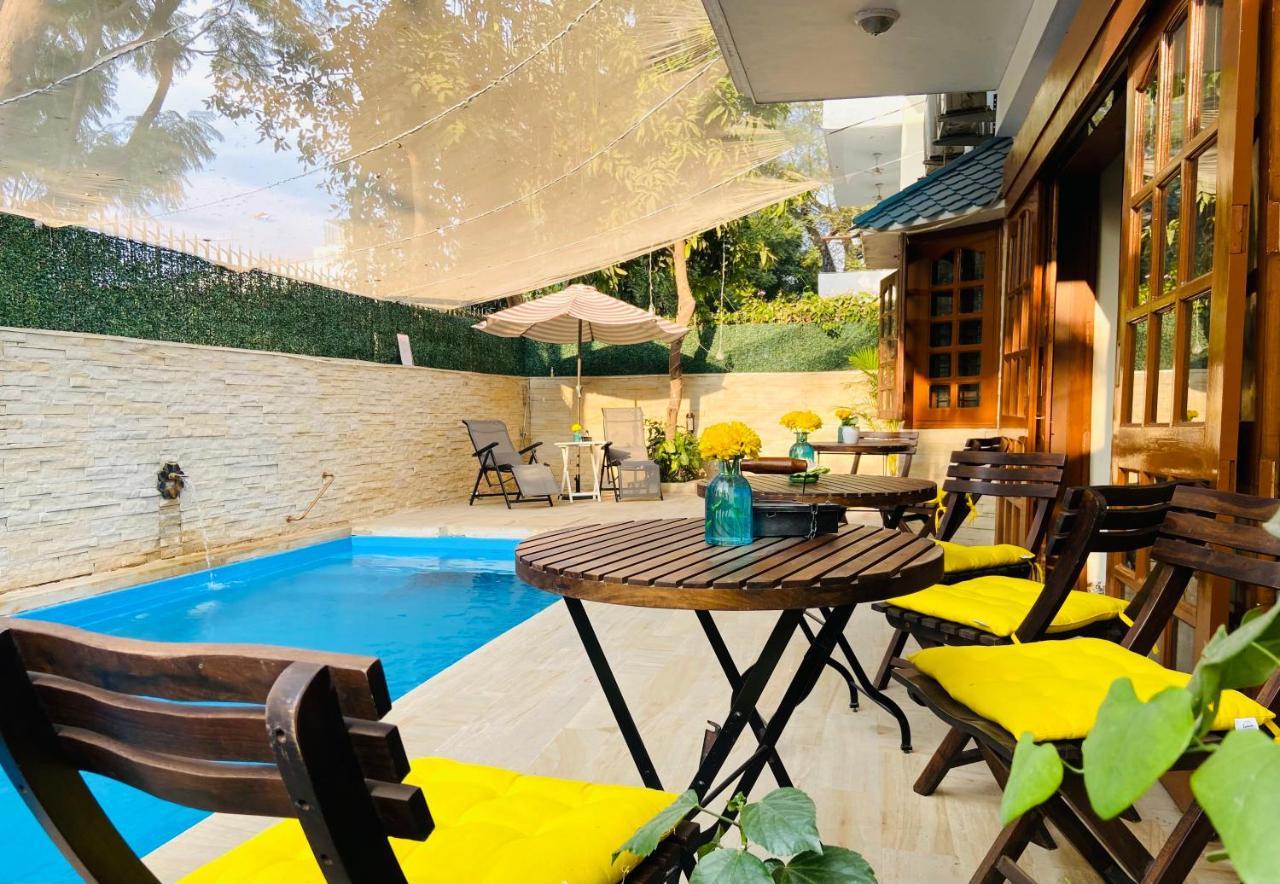 Roshani Pool Villa Gurgaon - 7Br #Privatepool #Villa #Bungalow #Garden #Staycation Екстериор снимка