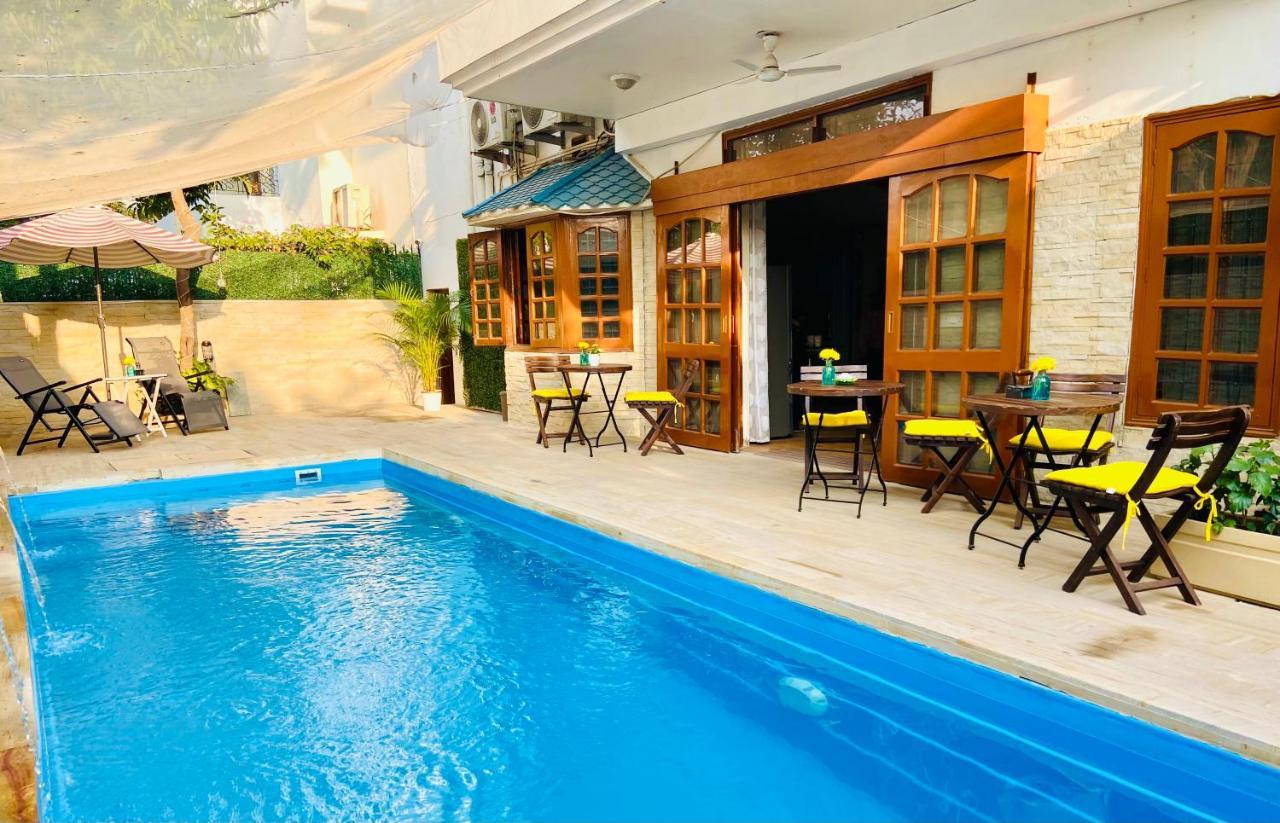 Roshani Pool Villa Gurgaon - 7Br #Privatepool #Villa #Bungalow #Garden #Staycation Екстериор снимка